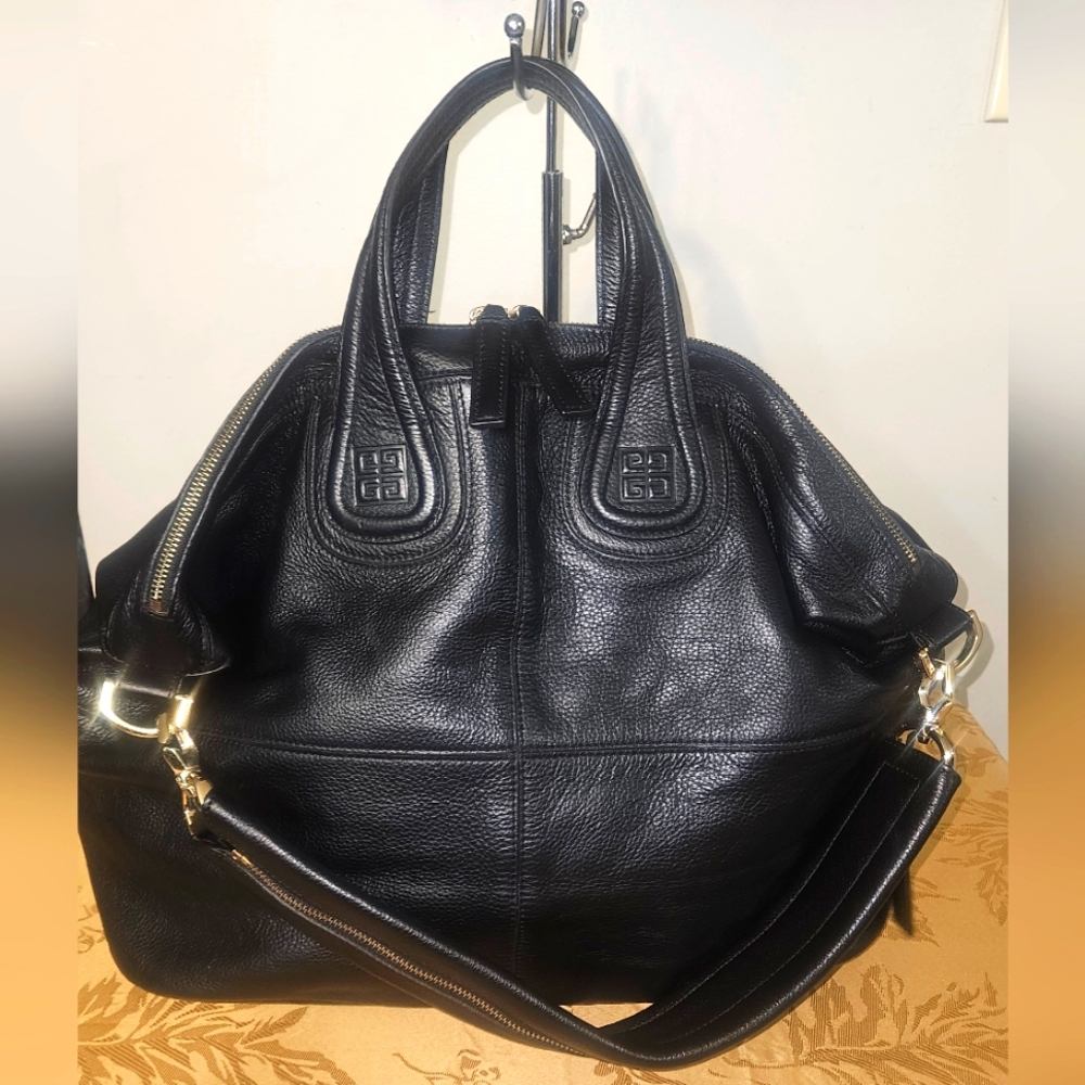 Givenchy Nightingale 2- Way Leather Handbag W/ Dust Bag - Picture 1 of 12